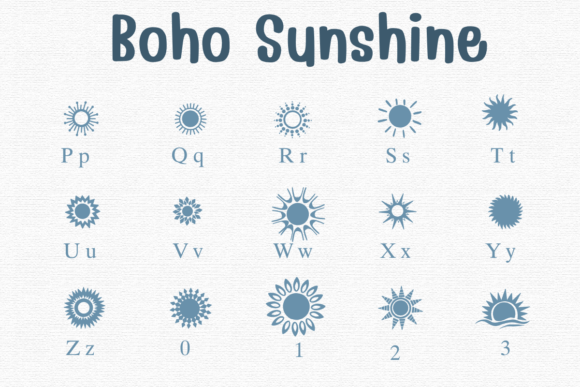 Boho Sunshine Font - Preview 2
