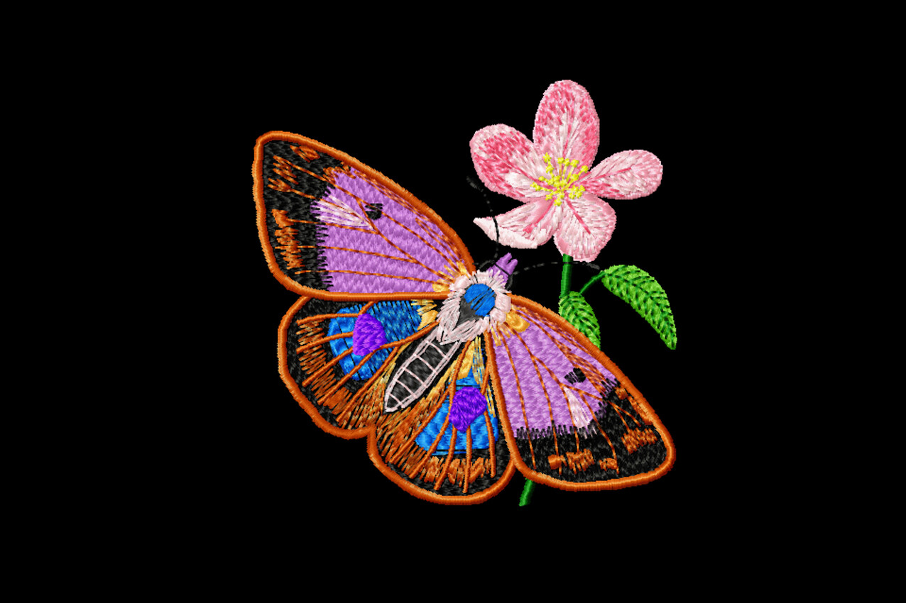 Butterfly Embroidery Design
