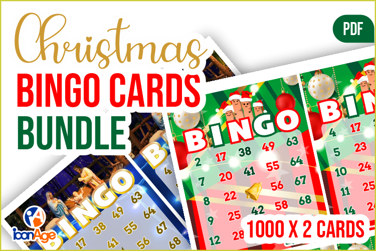 Christmas Bingo Cards Combo Bundle