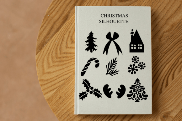 Christmas Silhouette Font - Preview 3