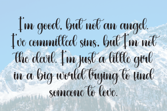 Clouds Font - Preview 5
