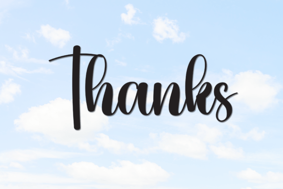 Clouds Font - Preview 6