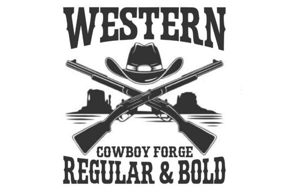 Cowboy Forge Font - Preview 2