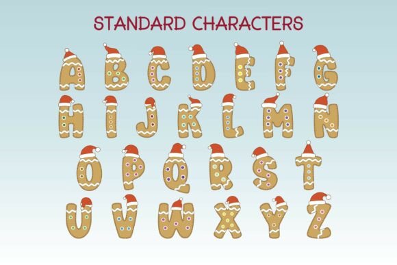 Gingerbread Cookie Font - Preview 1