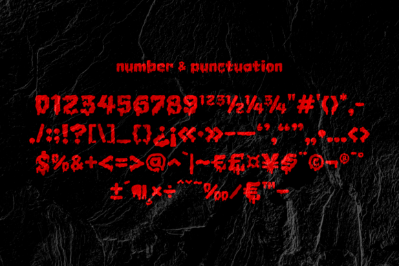 Goozilla Font - Preview 3