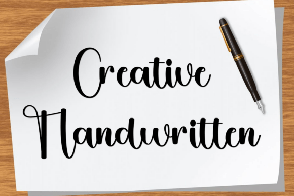 Graphic Handwriting Font - Preview 2