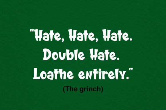 Grinch Era Font PNG with transparent background - Preview 3