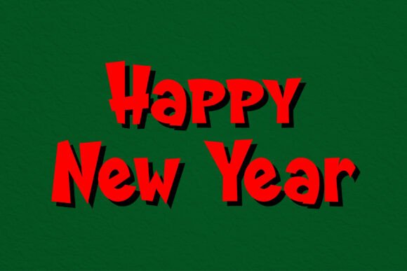 Grinch Era Font PNG with transparent background - Preview 4