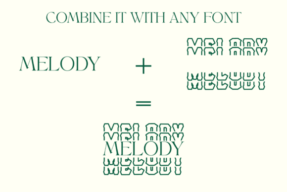 Hell Forge Stacked Monogram Font - Preview 1