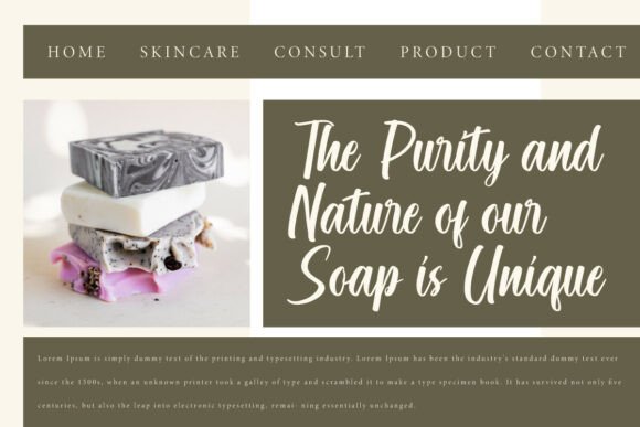 Hidden Starling Font PNG with transparent background - Preview 4