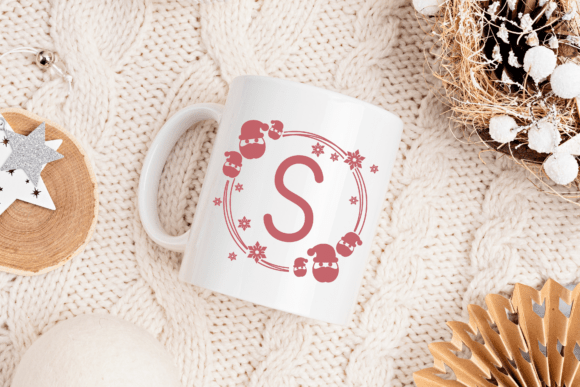 Merry Cheer Monogram  Font PNG with transparent background - Preview 1