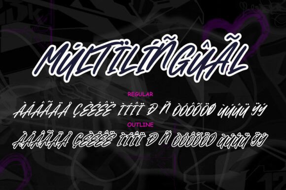 Metro Venom Font PNG with transparent background - Preview 2