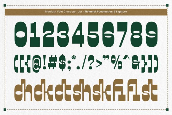 Mordash Font PNG with transparent background - Preview 2