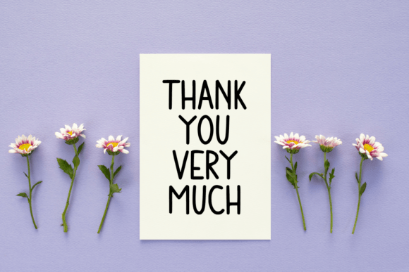Posy Font PNG with transparent background - Preview 4