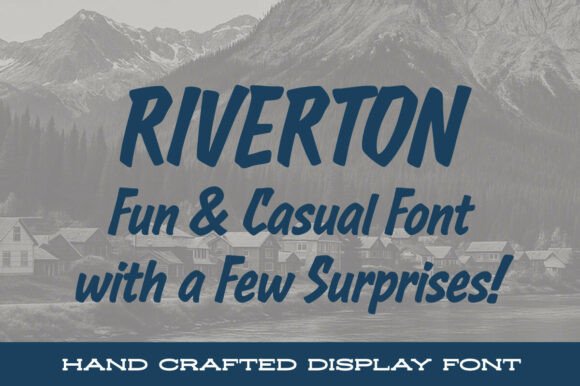 Riverton Font font preview - 1