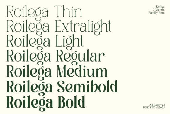Roilega Font PNG with transparent background - Preview 2