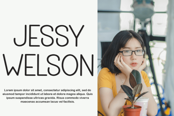 Beige Font - Preview 6