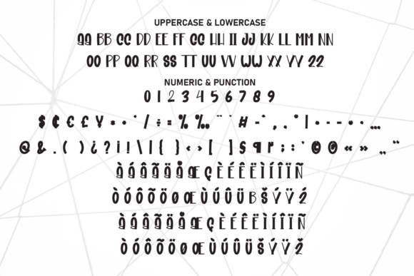 Black Line Font - Preview 6