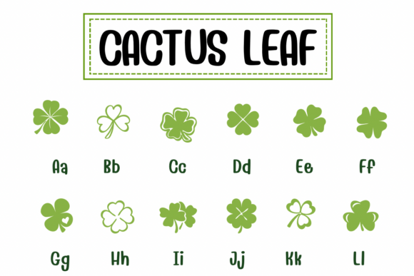 Clover Leaf Font - Preview 4