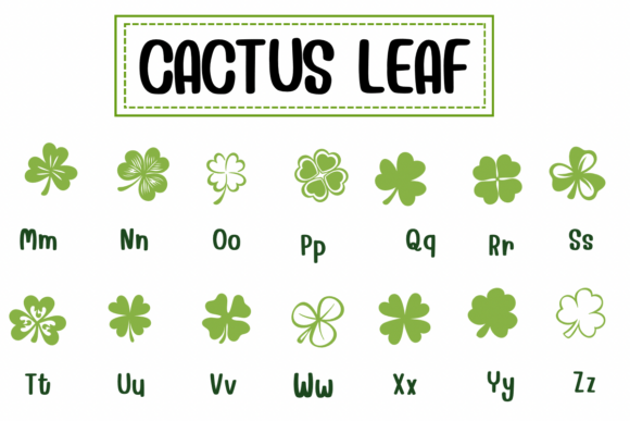 Clover Leaf Font - Preview 5