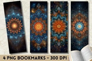 Cosmic Galaxy Spiritual Mandala Bookmark Graphic by Lazy Cow · Creative ...