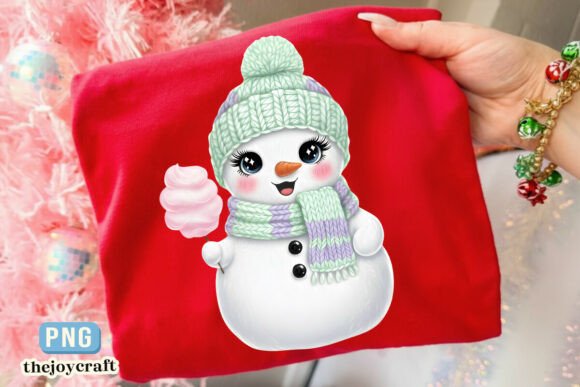 Crochet Png, Snowman PNG, Faux Crochet D Gráfico Ilustraciones Imprimibles Por thejoycraft