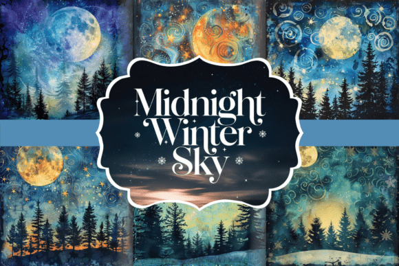 Midnight Winter Sky
