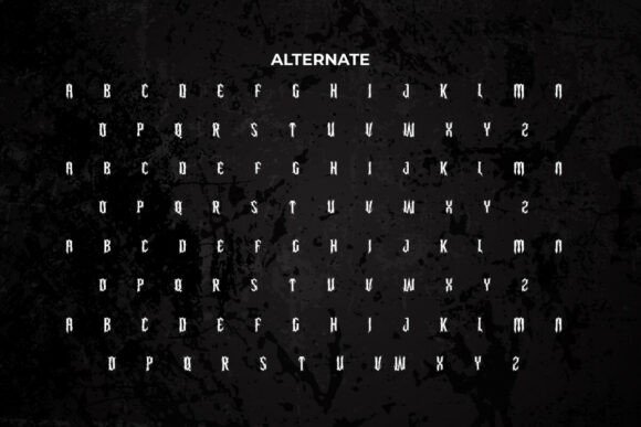 Sepulture Font PNG with transparent background - Preview 6
