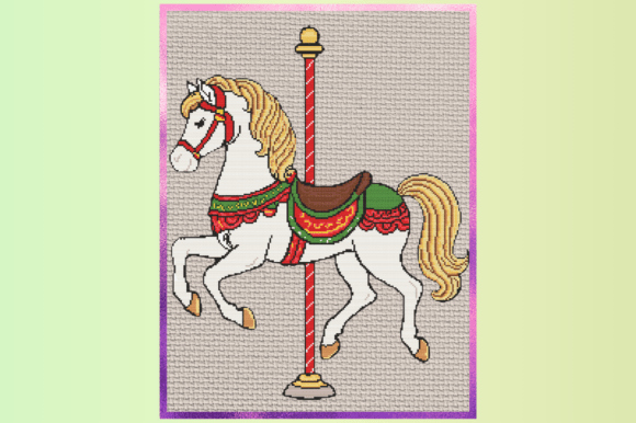 Vintage Carousel Horse