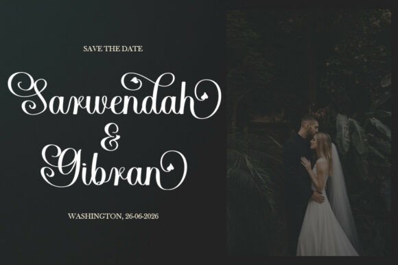 Beautiful Calligraphy Font - Preview 3