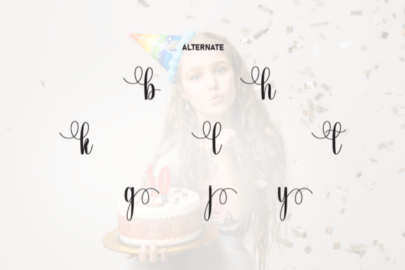 Birthday Font - Preview 5