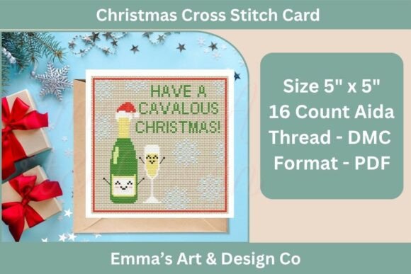Christmas Card Cross Stitch Pattern