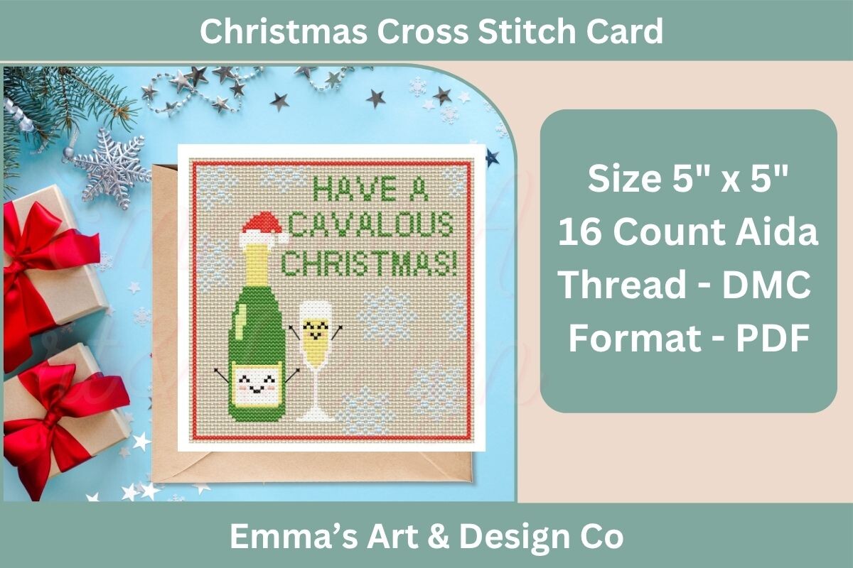 Christmas Card Cross Stitch Pattern