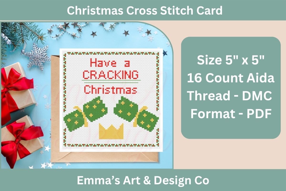 Christmas Cross Stitch Card Pattern