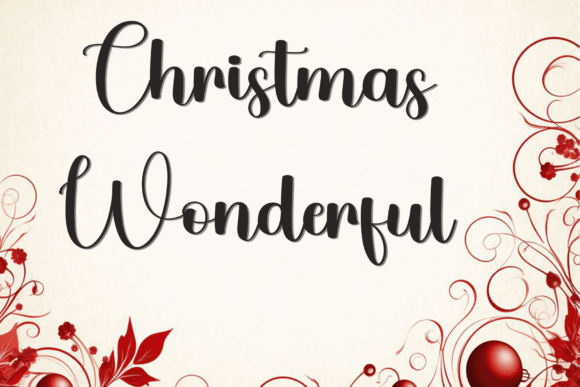 Christmas Cupcake Font - Preview 5