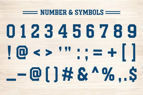 Classic Varsity Font - Preview 3