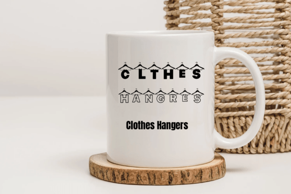 Clothes Hangers Font PNG with transparent background - Preview 6