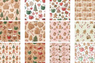 Gingerbread Seamless Pattern Graphic by Vintage · Creative Fabrica