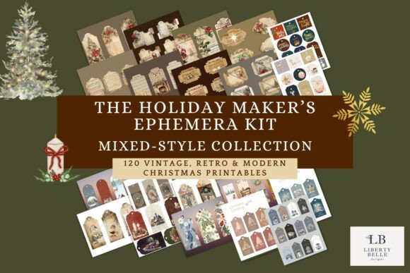 Holiday Maker’s Journal Ephemera Kit