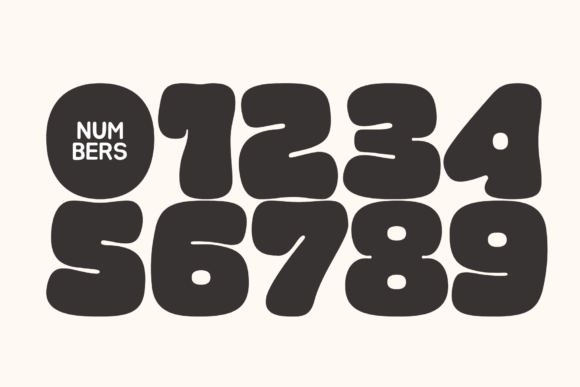 Mocha Mochi Font PNG with transparent background - Preview 3