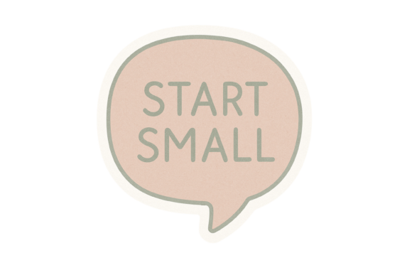 Productivity Planner Sticker Start Small