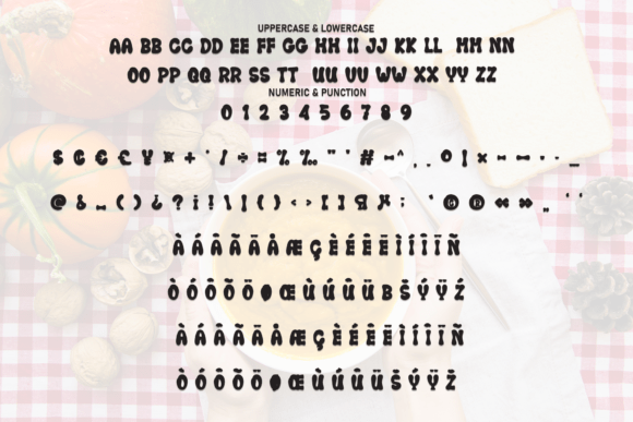 Pumpkin Butter Font PNG with transparent background - Preview 6