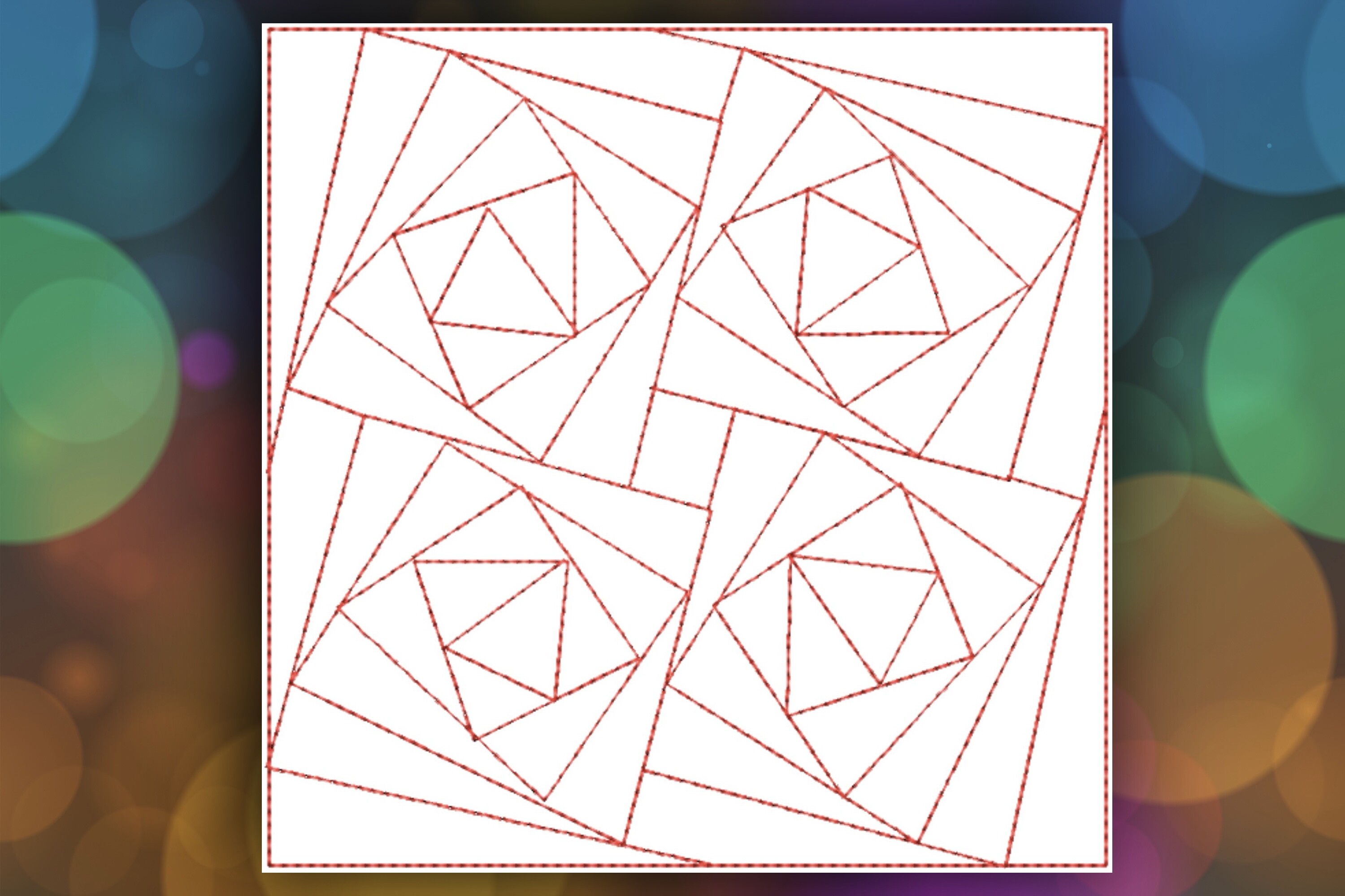 Quilt Block 15 - Three Sizes