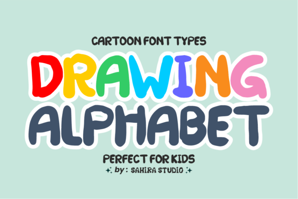 Rainbow Chaser Font PNG with transparent background - Preview 1