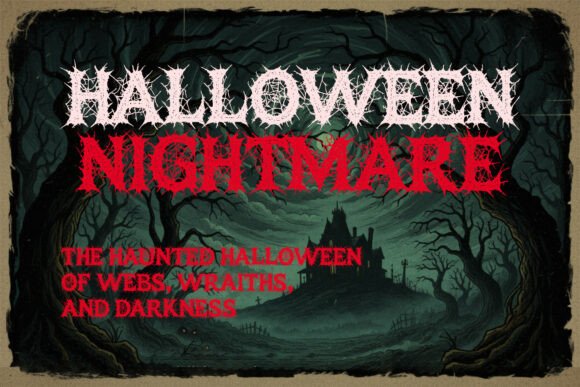 Ruins Dark Font PNG with transparent background - Preview 5