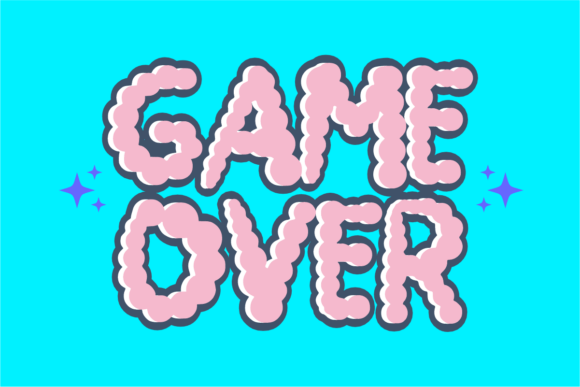 Small Lump Font PNG with transparent background - Preview 2