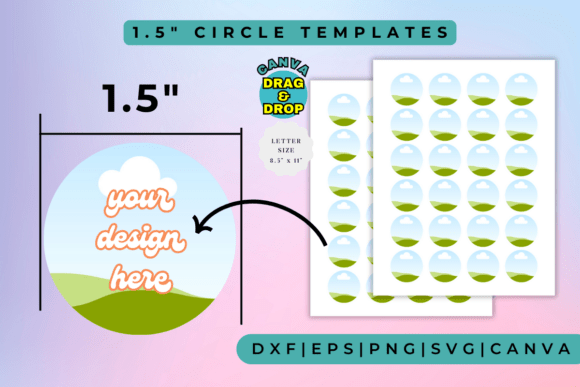 1.5inch Circle Template