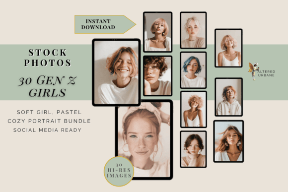 30 Aesthetic Stock Photos — Gen Z Girls