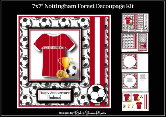7x7 Nottingham FC Mini Kit - X5 A4 Sheet