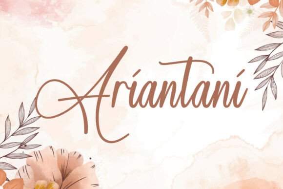 Ariantani Font - Preview 4